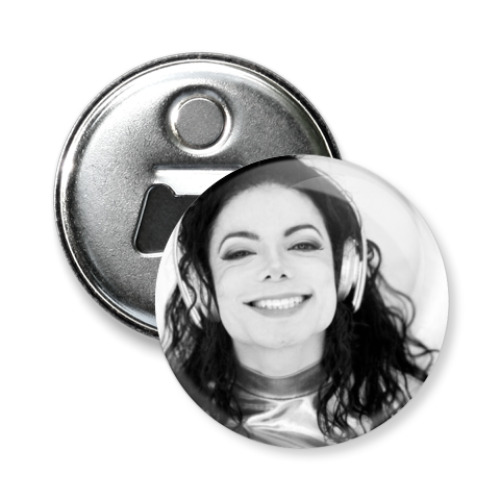 Магнит-открывашка с принтом MJ