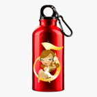 Металлическая бутылка 400 мл UV-DTF