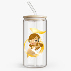 Банка с бамбуковой крышкой