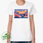 Женская футболка органик