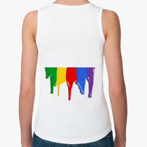 Женская майка с принтом колор