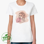 Женская футболка органик