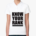 Женская рубашка поло