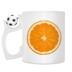 Кружка с футбольным мячиком