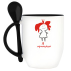 Кружка с ложкой