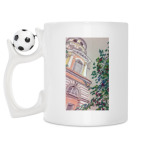 Кружка с футбольным мячиком