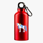 Металлическая бутылка 400 мл UV-DTF