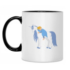 Кружка двухцветная