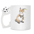 Кружка с футбольным мячиком