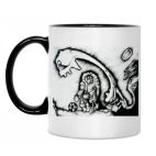 Кружка двухцветная