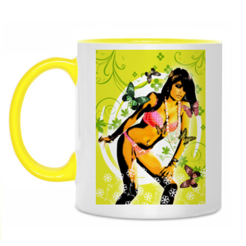 Кружка с принтом Летняя