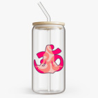 Банка с бамбуковой крышкой