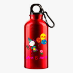 Металлическая бутылка 400 мл UV-DTF