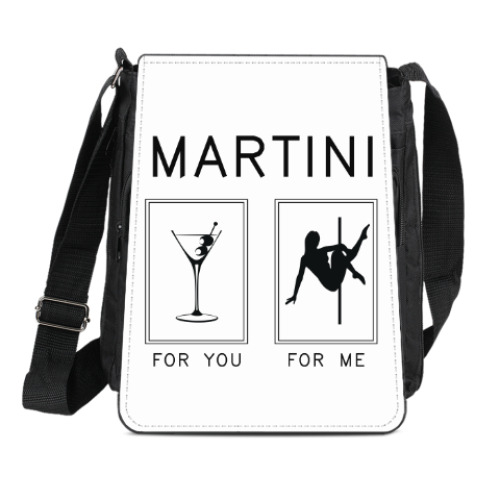 Сумка-планшет Pole dance: Martini