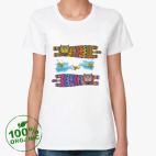 Женская футболка органик