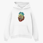 Толстовка худи оверсайз