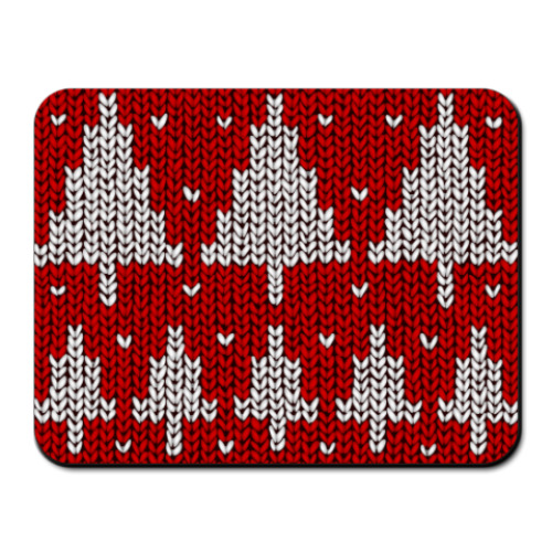 Коврик для мыши с принтом Вязаный коврик