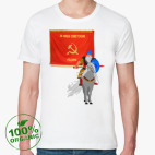 Мужская футболка органик