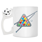 Кружка с футбольным мячиком