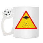 Кружка с футбольным мячиком
