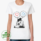 Женская футболка органик