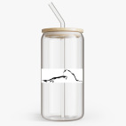 Банка с бамбуковой крышкой