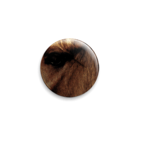 Значок 25мм с принтом Лошадь