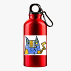 Металлическая бутылка 400 мл UV-DTF