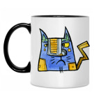 Кружка двухцветная