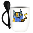 Кружка с ложкой