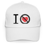 Кепка / бейсболка, белая (печать) 10 лет без любви