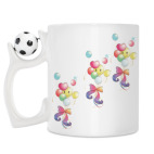 Кружка с футбольным мячиком