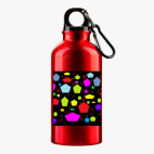 Металлическая бутылка 400 мл UV-DTF