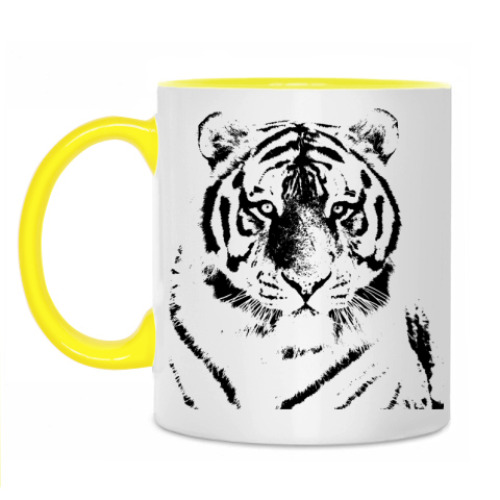 Кружка с принтом Благородный Тигр