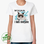 Женская футболка органик