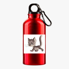 Металлическая бутылка 400 мл UV-DTF