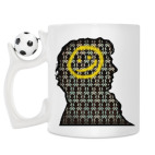 Кружка с футбольным мячиком