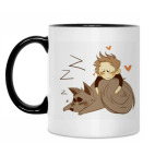 Кружка двухцветная