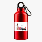 Металлическая бутылка 400 мл UV-DTF