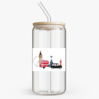 Банка с бамбуковой крышкой