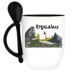 Кружка с ложкой