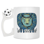 Кружка с футбольным мячиком