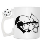 Кружка с футбольным мячиком