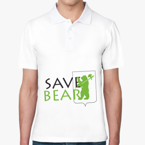 Рубашка поло с принтом Save Bear