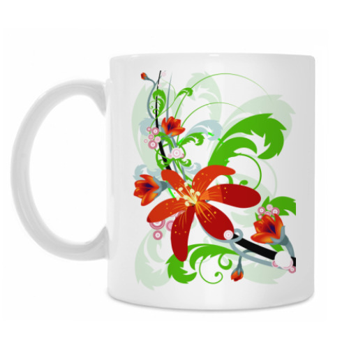 Кружка с принтом Цветок Пандоры Аватар 2