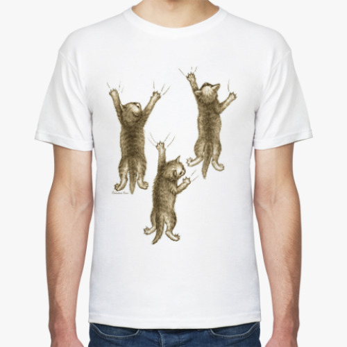 Футболка с принтом Поползни