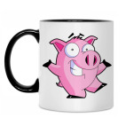 Кружка двухцветная