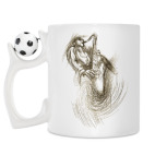 Кружка с футбольным мячиком
