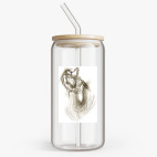 Банка с бамбуковой крышкой