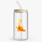 Банка с бамбуковой крышкой